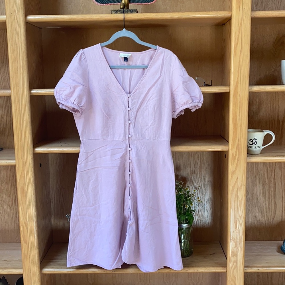 Universal Thread Linen Dress View 2